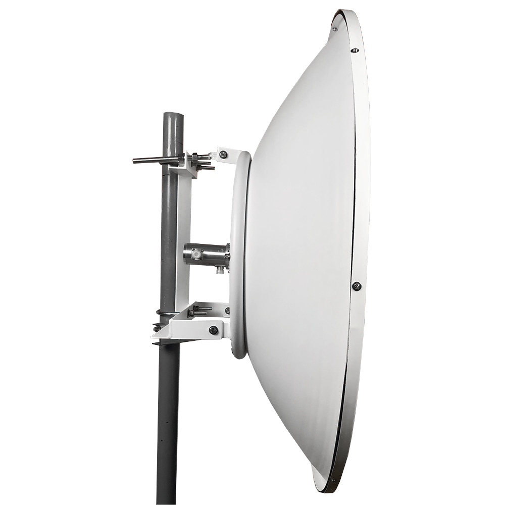 Antena Direccional / 4 ft / 5.9-7 GHz / Ganancia 36 dBi / SLANT de 45 ° y 90° / Ideal para radios 4600 (C060940C121C) / Incluye Jumpers con conector N-Macho a RPSMA / montaje y radomo incluido.