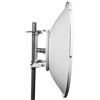 Antena Direccional / 4 ft / 5.9-7 GHz / Ganancia 36 dBi / SLANT de 45 ° y 90° / Ideal para radios 4600 (C060940C121C) / Incluye Jumpers con conector N-Macho a RPSMA / montaje y radomo incluido.