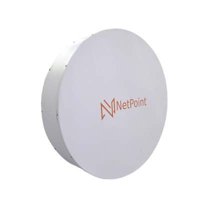 Antena Direccionales Blindada para radio C5X, B5X, C6X, B6X / tecnología Twist-on para radios de guía de onda /  4.9-6.4 GHz / Ganancia 34 dBi / Ideal para hasta 50 km / Montaje incluido.