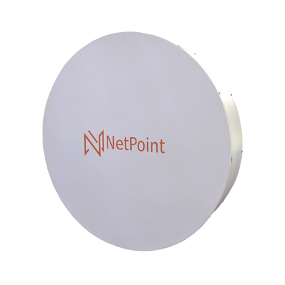 Antena de parabola profunda, blindada, con supresión al ruido de 2 ft, 4.9-6.4 GHz, Ganancia 30 dBi con SLANT de 45 ° y 90 °, ideal para hasta 30 km, Conectores N-hembra, montaje con alineación milimétrica.