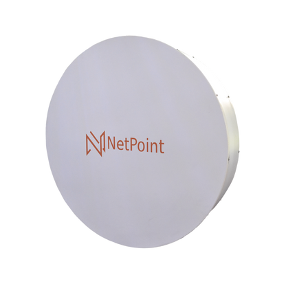 Antena de parabola profunda, blindada, con supresión al ruido de 6 ft, 4.9-6.4 GHz, Ganancia 41 dBi con SLANT de 45 ° y 90 °, ideal para distancias superiores a 100 km, Conectores N-hembra, montaje con alineación milimétrica.