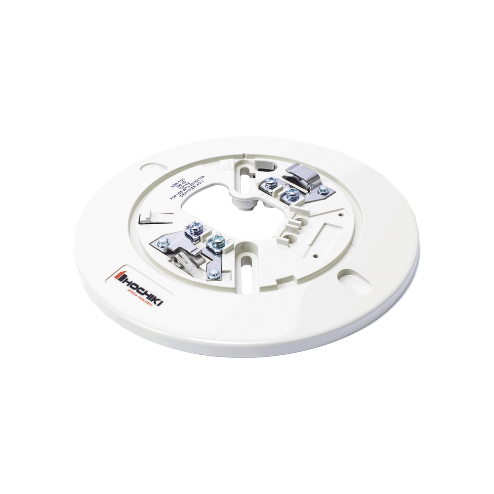 Base Para Detector Convencional Hochiki, Diámetro 6", 2 Hilos, 24 Vcd  (0300-04070 IT), Color Hueso
