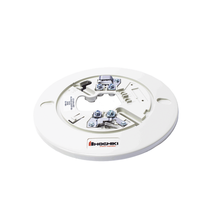 Base Para Detector Convencional Hochiki, Diámetro 6", 2 Hilos, 24 Vcd  (0300-04070 IT), Color Hueso