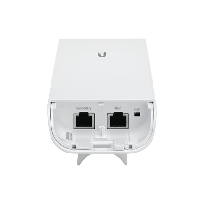 NanoStation airMAX M2 CPE,  hasta 150 Mbps, frecuencia 2 GHz (2412-2462 MHz) con antena integrada de 11 dBi