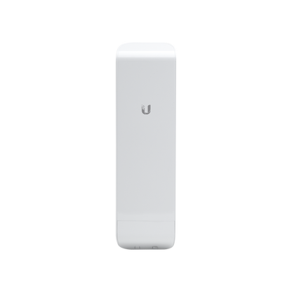 NanoStation airMAX M2 CPE,  hasta 150 Mbps, frecuencia 2 GHz (2412-2462 MHz) con antena integrada de 11 dBi