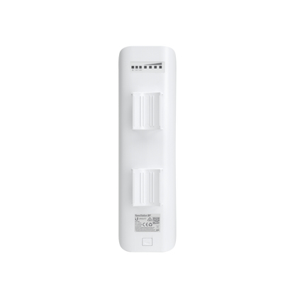 NanoStation airMAX M2 CPE,  hasta 150 Mbps, frecuencia 2 GHz (2412-2462 MHz) con antena integrada de 11 dBi