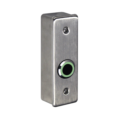 Interruptor IR NoTouch® de Acero Inoxidable, Montaje Delgado, Caja Posterior, Símbolo de puerta