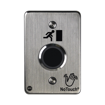 Interruptor IR NoTouch® de Acero Inoxidable, De un solo grupo, Símbolo de puerta
