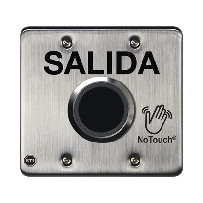 Interruptor IR NoTouch® de Acero Inoxidable, Salida Doble, SALIDA