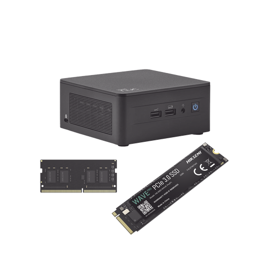 ASUS NUC KIT / ESTACION DE TRABAJO / CORE I3 13VA GENERACION / RAM 16GB / SSD 256GB