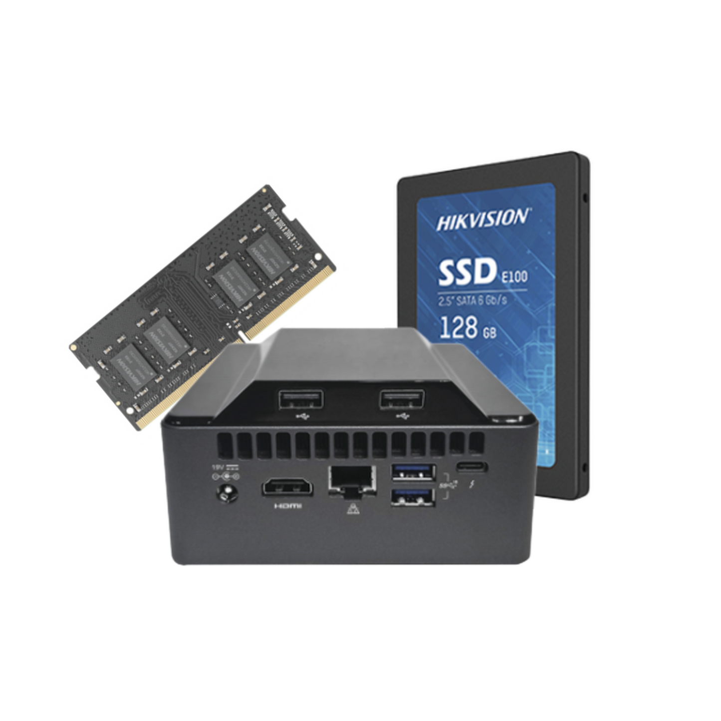 Intel Nuc Kit / Estación de Trabajo Básica / Core i7 / 10 Generación / RAM 8GB / SSD 128GB