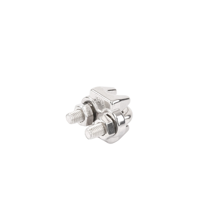Nudo/ Perro/ Abrazadera Acero Forjado para Cable de 3/8", Acero Inoxidable.