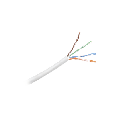 Bobina de Cable UTP 305 Metros (1000 Pies) de Cobre, NetKey, Gris Claro, Categoría 5e (24 AWG), Riser (CMR), de 4 Pares