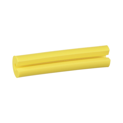 Manguito Porta Etiquetas de Identificación, Para Fibra Simplex de 2 mm, 0.08 Pulgadas (2 mm) de Largo, Color Amarillo, Paquete de 100pz