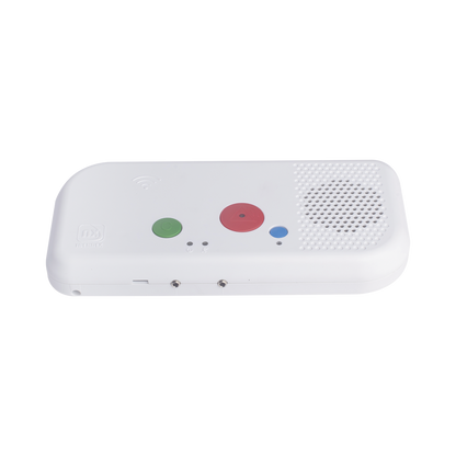 Terminal de Habitación IP para Hospital / Botón Azul de Llamada a Médico / Lector RFID 125 KHz / SIP / PoE / Compatible con NX1071 y NX1075