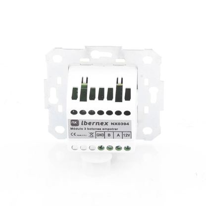 Modulo de 3 Botones iluminados para habitación de Hospital / Alarma / Cancelar y Código Azul / BUS RS485 / Compatible con NX0019/B, NX1021 Y NX0015