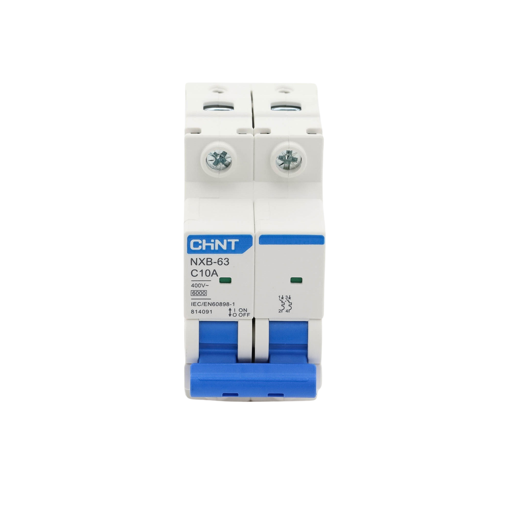 Pastilla para Riel Din, 2 Polos, 10 Amp, Vca:110/415v, 6kA, Catálogo: NXB632PC10.