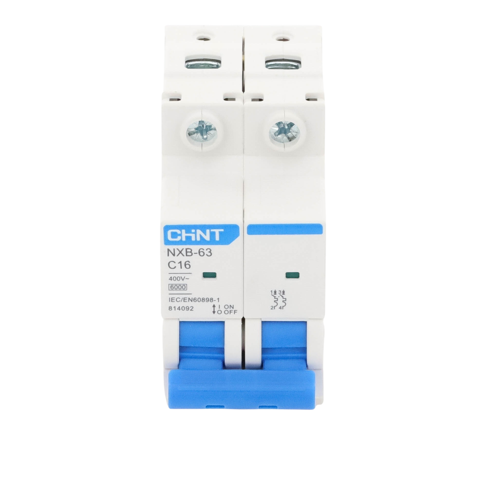 Pastilla para Riel Din, 2 Polos, 16 Amp, Vca:110/415v, 6kA, Catálogo: NXB632PC16.