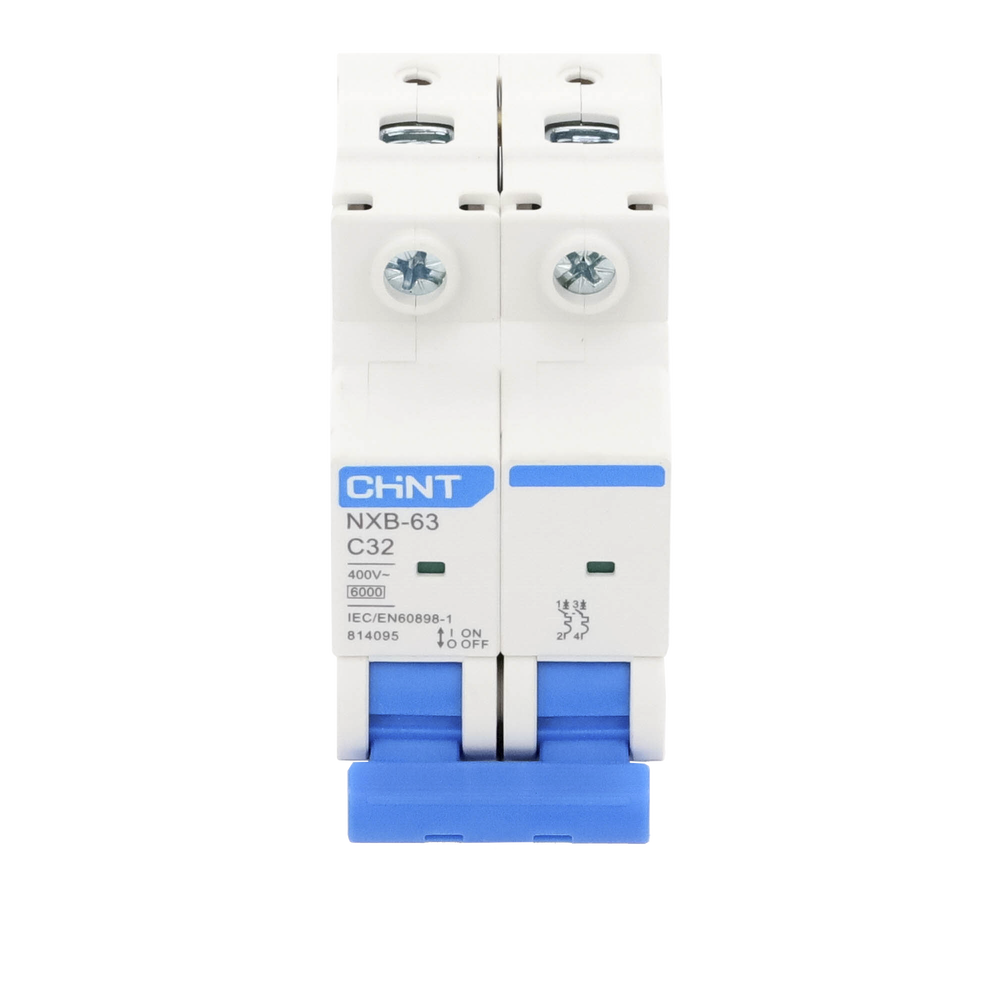 Pastilla para Riel Din, 2 Polos, 32 Amp, Vca:110/415v, 6kA, Catálogo: NXB632PC32.