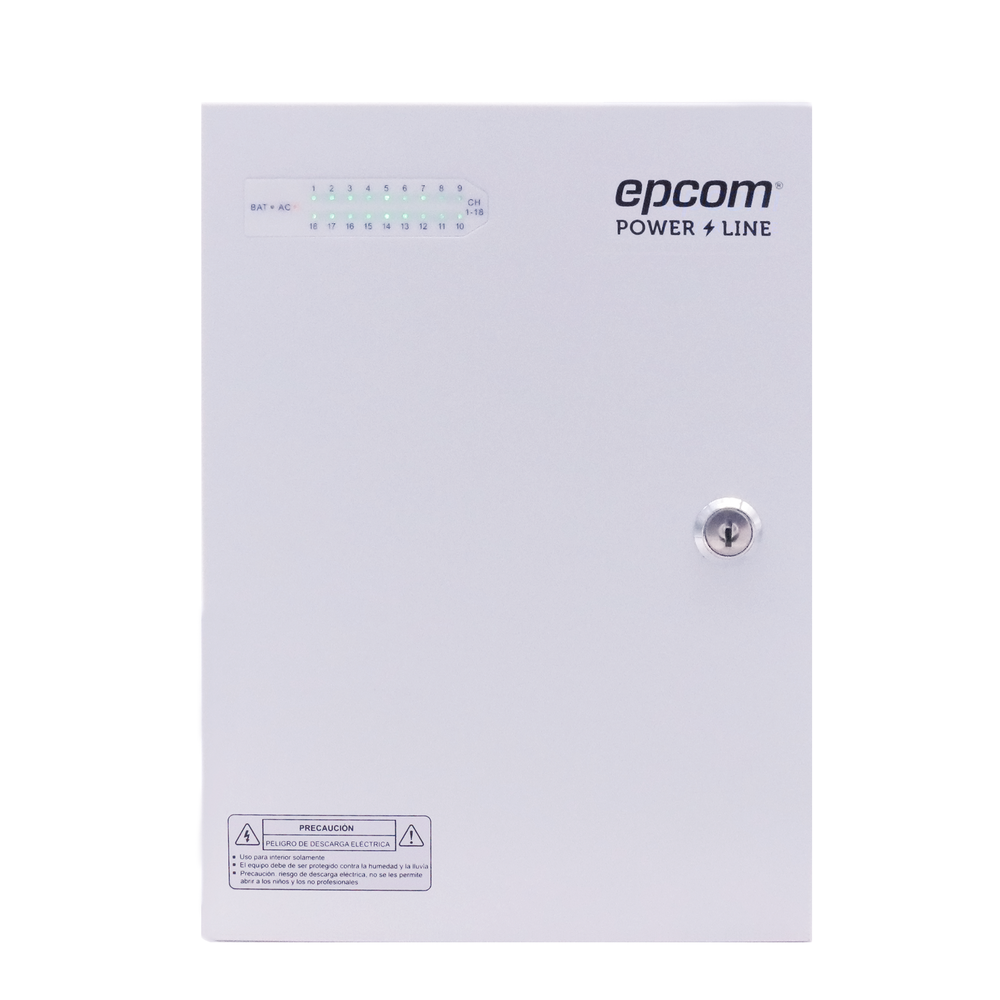 Fuente / 11-15 V / 18 canales / 20 A / Alta tecnología en seguridad / Doble ventilador / Hasta 1.8 Amperes por Salida / Filtro de ruido por canal / Diseño de alta gama.