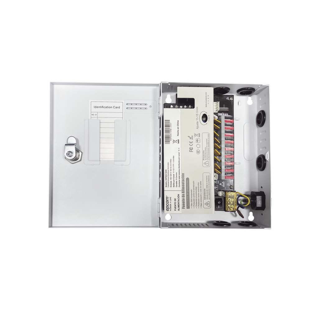 Fuente / 11-15 V / 9 canales / 16 A / Alta tecnología en seguridad / Doble ventilador / Hasta 1.8 Amperes por Salida / Filtro de ruido por canal / Diseño de alta gama.