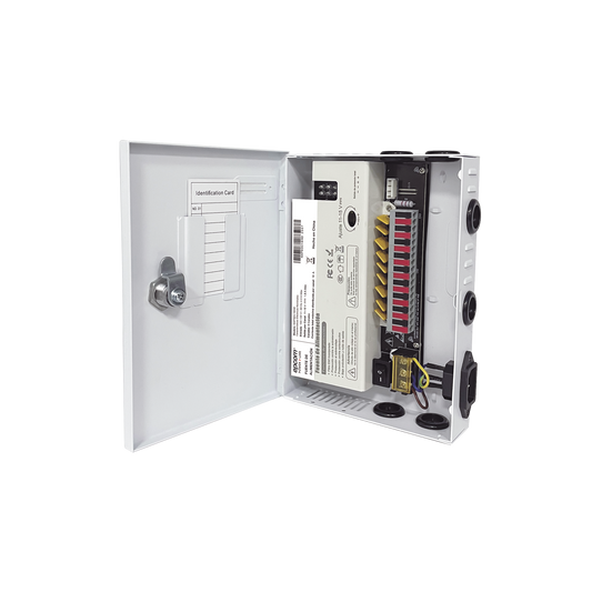 Fuente / 11-15 V / 9 canales / 16 A / Alta tecnología en seguridad / Doble ventilador / Hasta 1.8 Amperes por Salida / Filtro de ruido por canal / Diseño de alta gama.