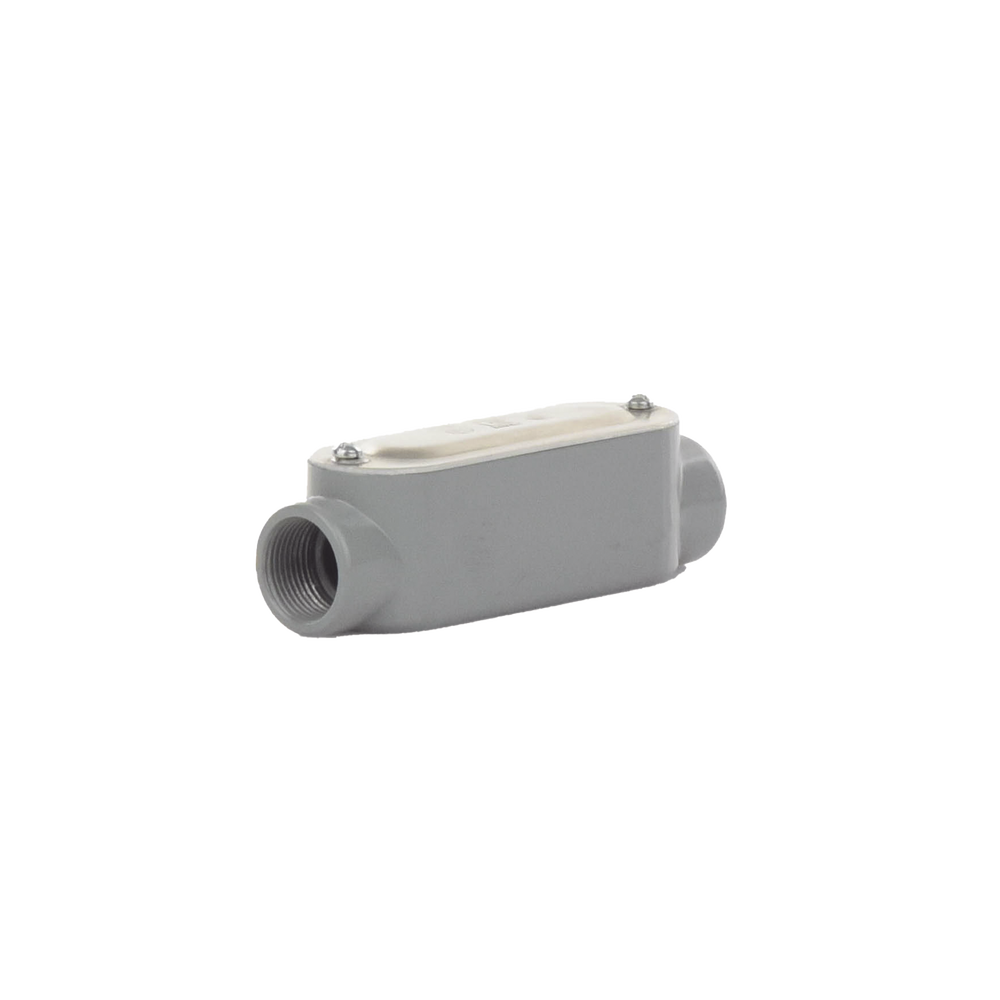Caja Condulet tipo C de 3/4" (19.05 mm) Incluye tapa y tornillos.