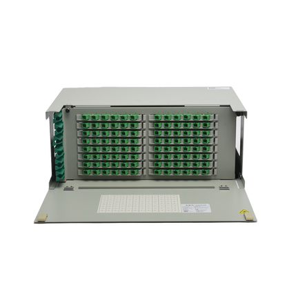Distribuidor de Fibra Óptica para 96 Empalmes, con 96 Acopladores SC/APC y 96 Pigtails, 19, 4 UR