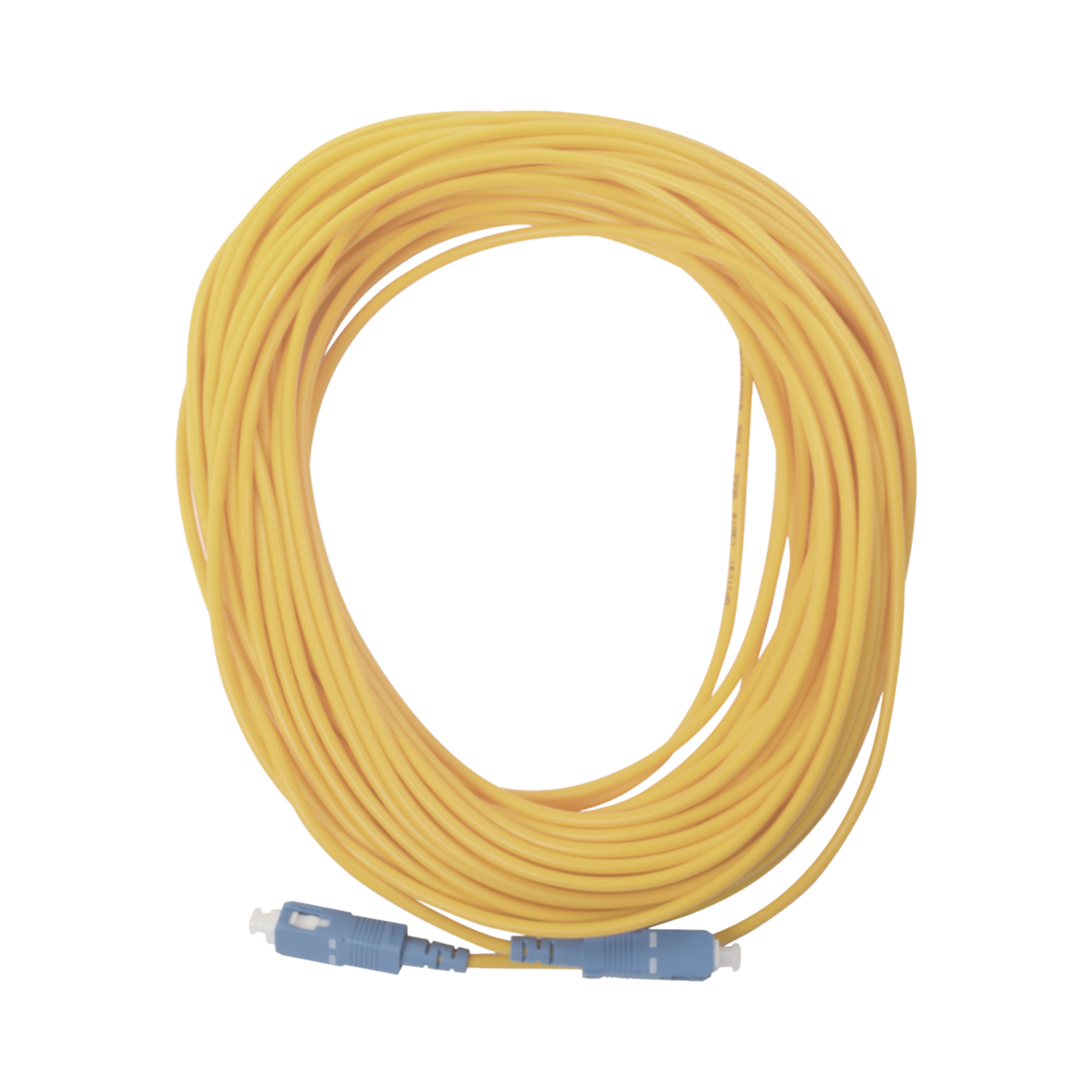 Jumper de Fibra Óptica Simplex, Monomodo, con Conectores SC/UPC-SC/UPC, de 20 Metros