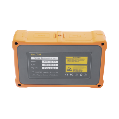 OTDR Monomodo para Pruebas en Enlaces de Fibra Óptica, Longitudes de Onda 1310 y 1550 nm, Entrada SC/APC