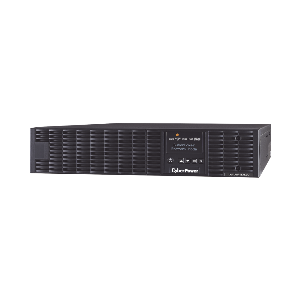 UPS de 1000 VA/900 W, Online Doble Conversión, Entrada 120 Vca NEMA 5-15P, Onda Senoidal Pura, Rack o Torre de 2 UR, Con 8 Tomas NEMA 5-15R