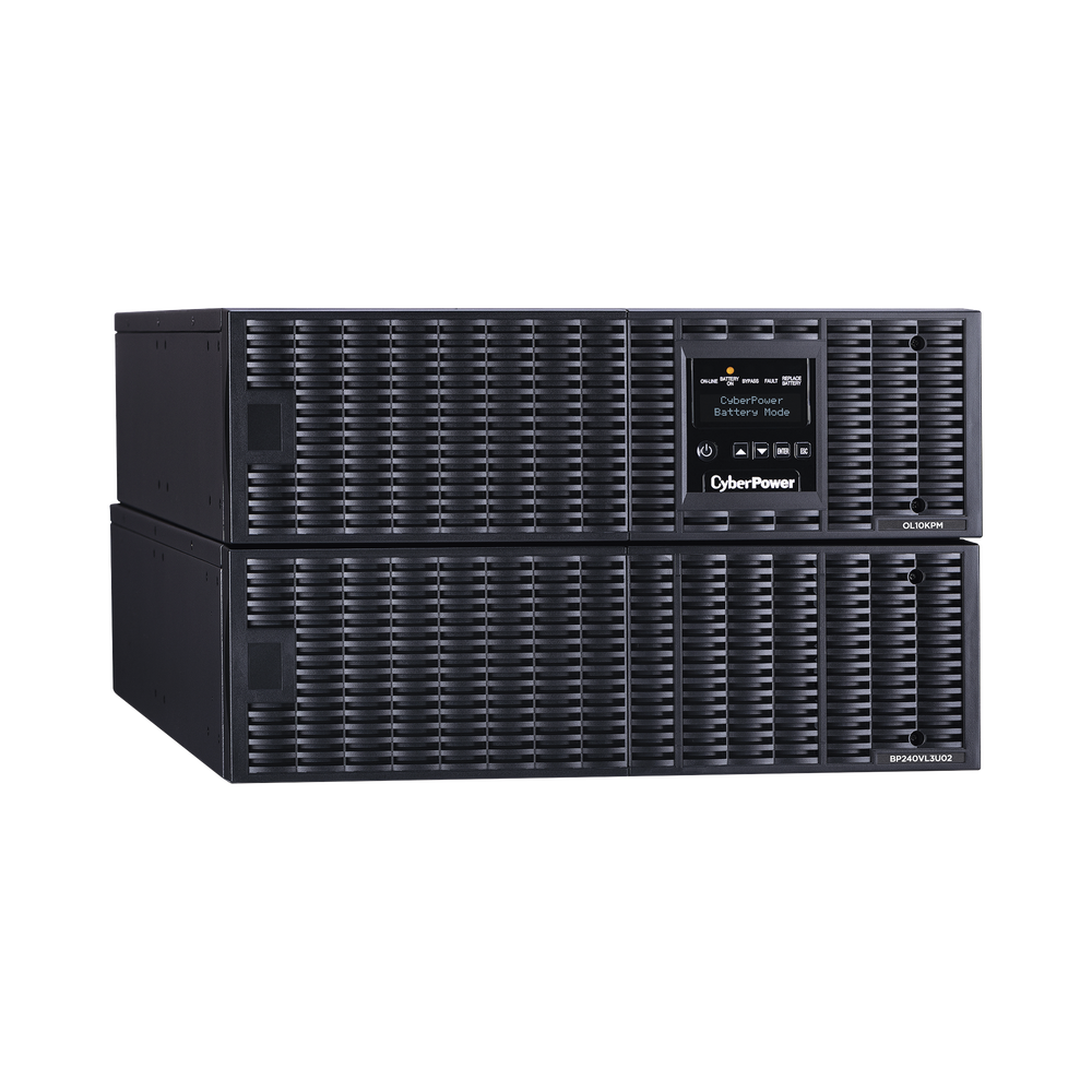 UPS de 10000 VA/10000 W, Online Doble Conversión, 200 - 240 Vac de Entrada, 200 - 240 Vac de Salida, Terminal Hardwired, Onda Senoidal Pura, Torre o Rack de 6 UR, Con 3 Tomas NEMA L6-30R