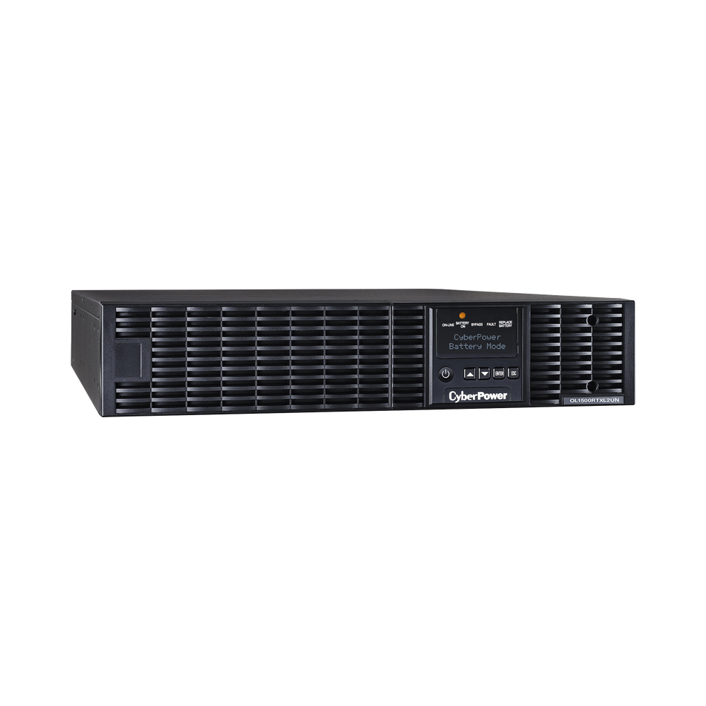 UPS de 1500 VA/1350 W, Online Doble Conversión, Entrada 120 Vca NEMA 5-15P, Onda Senoidal Pura, Rack o Torre de 2 UR, Con  8 Tomas NEMA 5-15R
