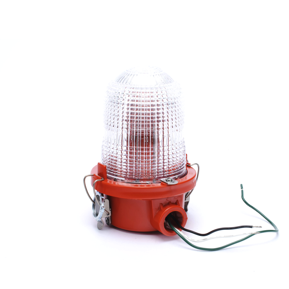 Luz de Obstáculo FAA Tipo L-810 / LED Rojo e Infrarrojo / Intensidad Baja / Consumo 12W / 120-240V AC / Intensidad 32.5 CD / Haz Vertical 10° / Cobertura 360° / Base Valox™ / IP65