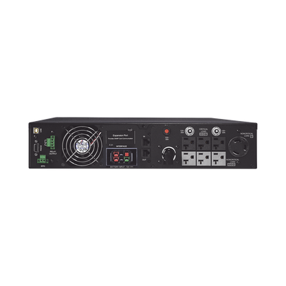 UPS de 3000 VA/2700 W, Online Doble Conversión, Entrada 120 Vca NEMA L5-30P, Onda Senoidal Pura, Torre o Rack de 2 UR, Con 6 Tomas NEMA 5-20R y 1 NEMA L5-30R