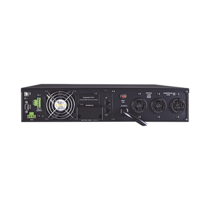 UPS de 3000 VA/2700 W, Online Doble Conversión, Entrada 200-240 Vca NEMA L6-20P, Onda Senoidal Pura, Torre o Rack 2 UR, Con 2 Tomas NEMA L6-20R y 1 NEMA L6-30R 220 Vca