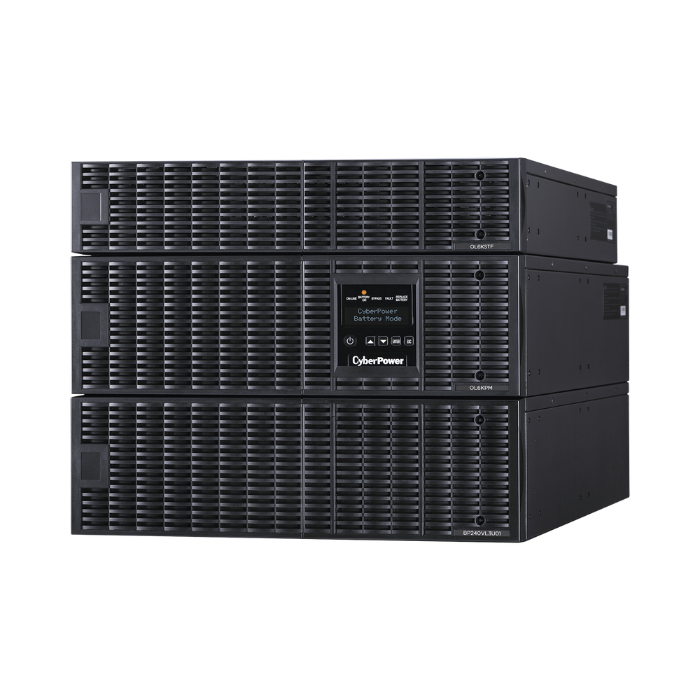UPS de 6000 VA/5400 W, Online Doble Conversión, 200 - 240 Vac de Entrada NEMA L6-30P, 120 - 240 Vac de Salida, Onda Senoidal Pura, Torre o Rack de 8 UR, Con 6 Tomas NEMA 5-20R, 2 NEMA L6-20R y 1 NEMA L6-30R