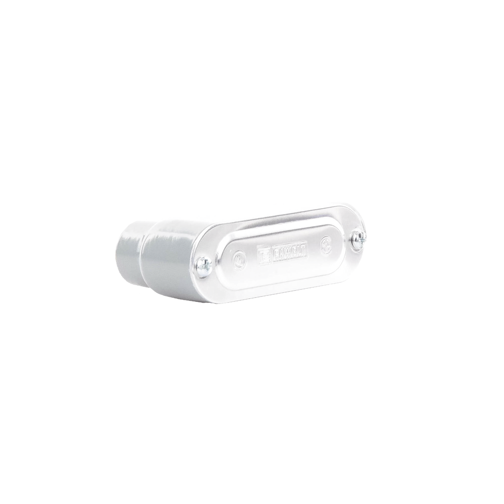 Caja Condulet tipo LB de 1/2" (12.7 mm) Incluye tapa y tornillos.