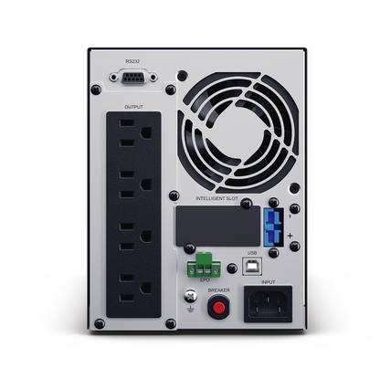 UPS de 1000 VA/900 W, Online Doble Conversión, Entrada 120 Vca NEMA 5-15P, Onda Senoidal Pura, Tipo Torre, Con 4 Tomas NEMA 5-15R