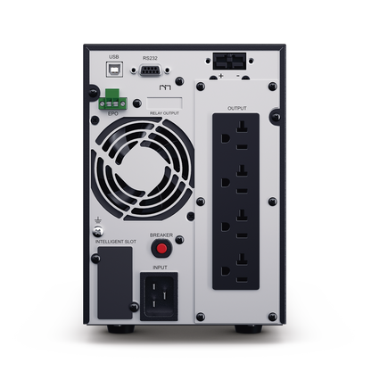 UPS de 2000 VA/1800 W, Online Doble Conversión, Entrada 120 Vca NEMA 5-20P, Onda Senoidal Pura, Tipo Torre, Con 6 Tomas NEMA 5-20R