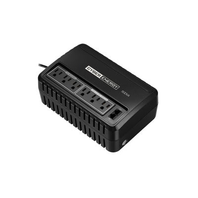 UPS de 500 VA, Topología Línea Interactiva, Entrada 120 Vca NEMA 5-15P, y 6 Salidas NEMA 5-15R, Con Regulador de Voltaje (AVR)