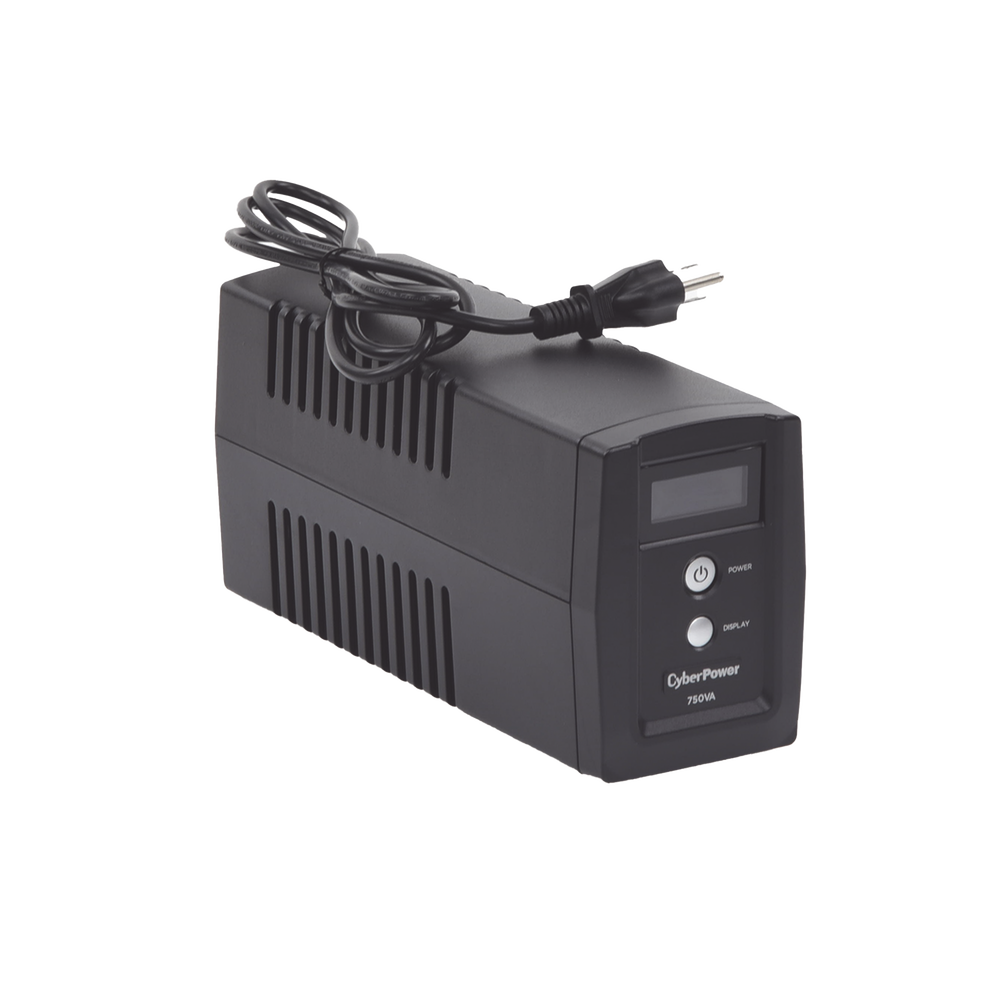 UPS de 750 VA/300 W, Topología Línea Interactiva, Entrada 120 Vca NEMA 5-15P, y 6 Salidas NEMA 5-15R, Con Regulador de Voltaje (AVR)