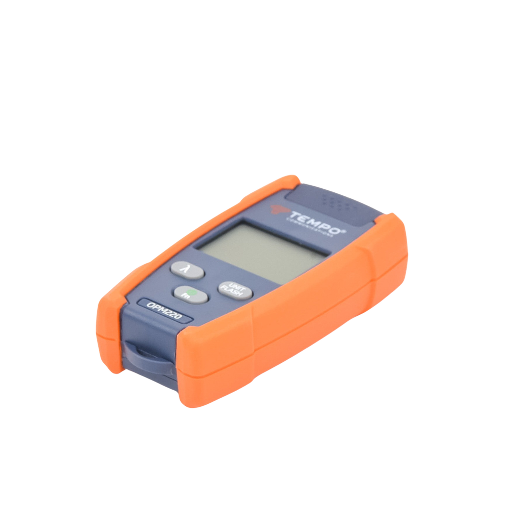 Medidor de Alta Potencia (Micro OPM) para Fibra �ptica con Localizador Visual de Fallos (VFL), Entrada Universal de 2.5 mm (para Conectores SC, ST y FC), Rango de Medici�n: -50 a +26 dBm