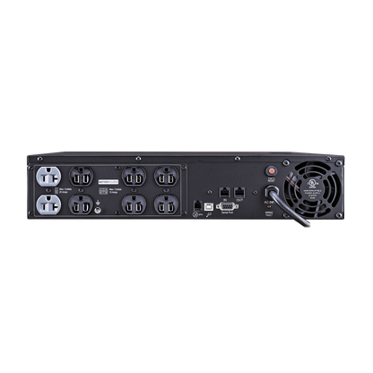 UPS 2000 VA/1540 W, Topología Línea Interactiva, Entrada 120 Vca NEMA 5-20P, Onda Senoidal Pura, Torre o Rack 2 UR, Con 2 Tomas NEMA 5-20R y 6 NEMA 5-15R