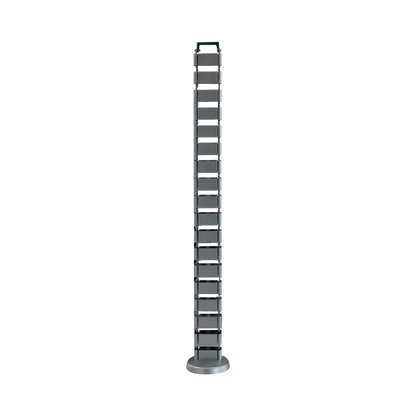 Organizador de Cables Vertical Articulado, Ideal para Llevar los Cables del Piso a Mesa o a la Cubierta del Escritorio de Manera Segura