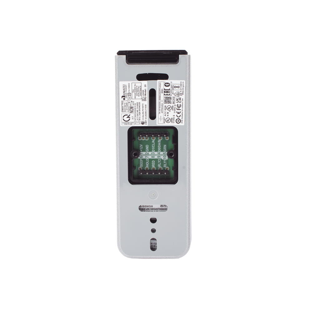 Lector Control de Acceso Omni Smart / Multi-tecnología 125 kHz - 13.56 MHz - 2.4 GHz / OSDP V2 Bidireccional / EAL5+ Secure Element / IP65 / Keypad Opcional / Compatibilidad Móvil NFC-Bluetooth