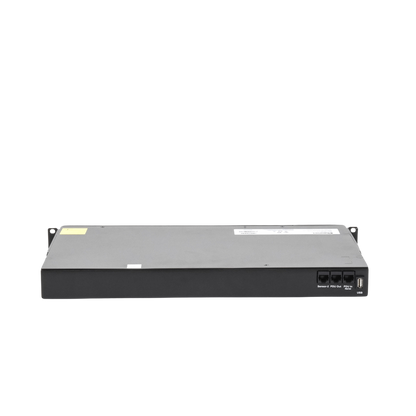 PDU Switchable y Monitoreable por Toma (MS) para Distribución de Energía, Enchufe de Entrada NEMA 5-15P, Con 8 Salidas 5-20R, Horizontal 19in, 120 Vca, 15 Amp, 1UR