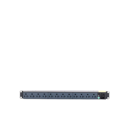 PDU Básico para Distribución de Energía, Enchufe de Entrada NEMA 5-20P, Con 12 Contactos NEMA 5-20R, Instalación Horizontal de 19in, 1UR, 20 Amp, 120 Vca