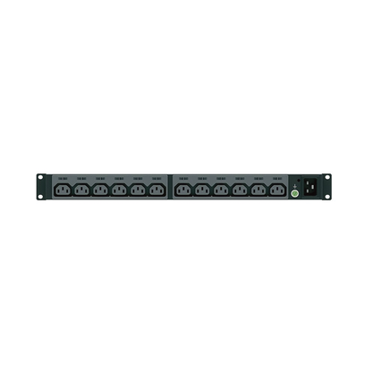 PDU Básico para Distribución de Energía, Enchufe de Entrada NEMA L6-20P, Con 13 Contactos C13, Instalación Horizontal de 19in, 1UR, 20 Amp, 220 Vca