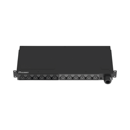 PDU Básico para Distribución de Energía, Enchufe de Entrada NEMA L6-30P, Con 12 Contactos C13, Instalación Horizontal de 19in, 1UR, 30 Amp, 208 Vca